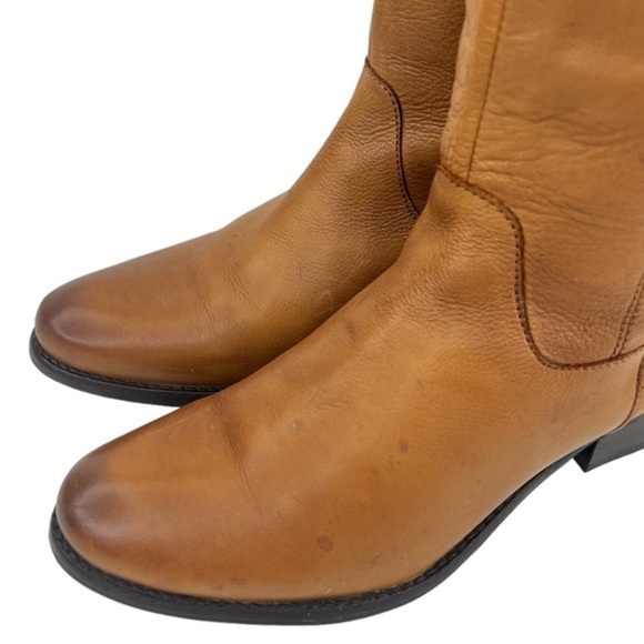 Dune London Women’s Tirrent Winter Brown Leather Knee High Boots - Picture 9 of 16